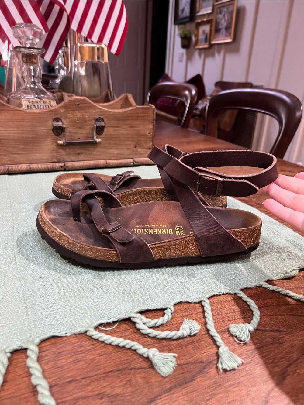 Birkenstock Yara Oiled Leather Sandals